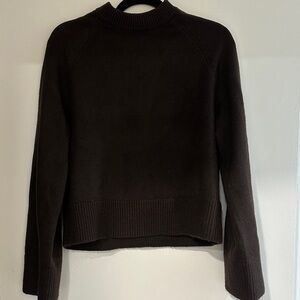 H&M Dark Brown Crew Neck Sweater